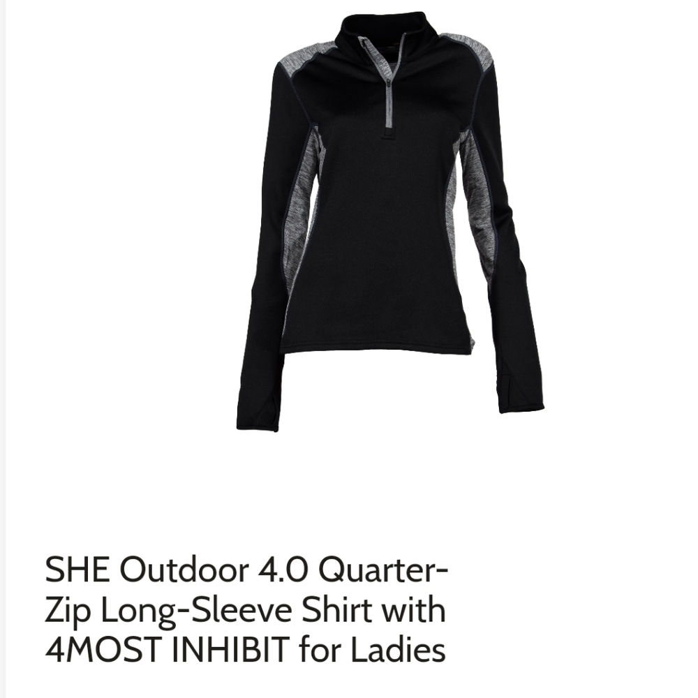 BOGO SHE outdoor clothing 3/4 poly zip